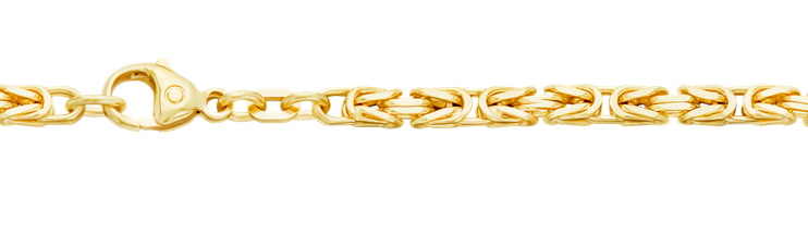 Königskette 60 cm 585 Gold 3,50 mm Breite K8