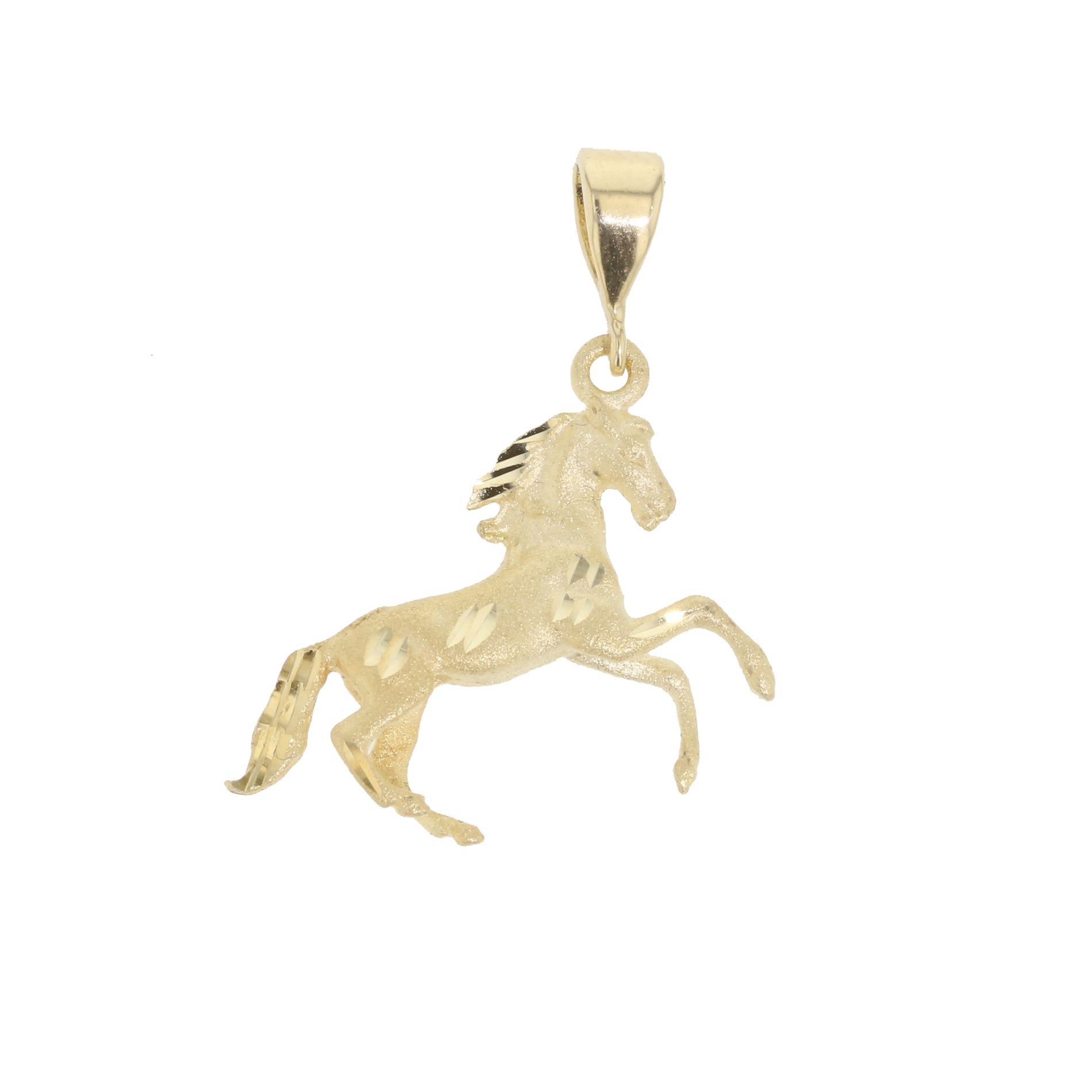 Goldanhänger Pferd in 585 Gelbgold 8008