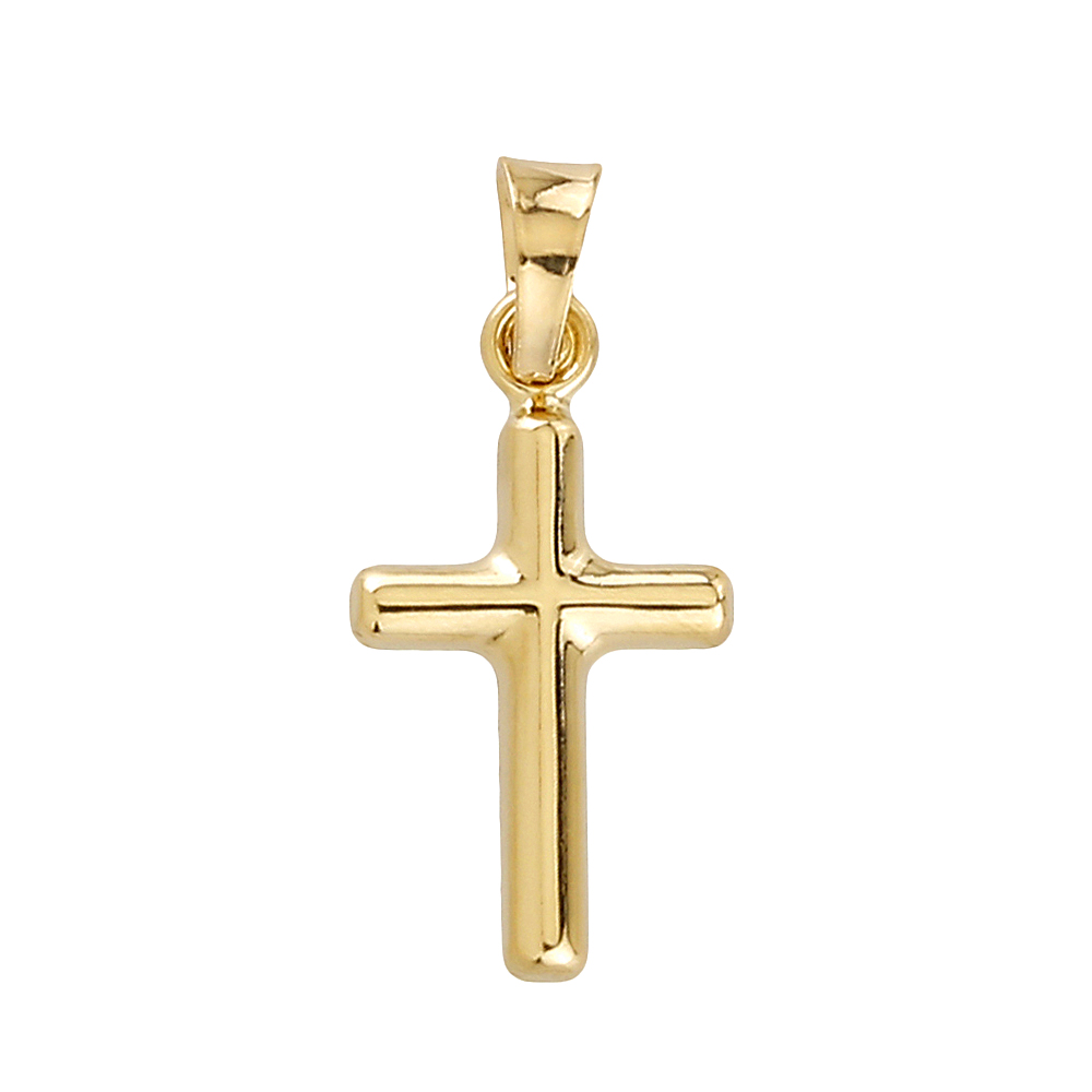 Goldanhänger Kreuz in 585 Gelbgold 8268