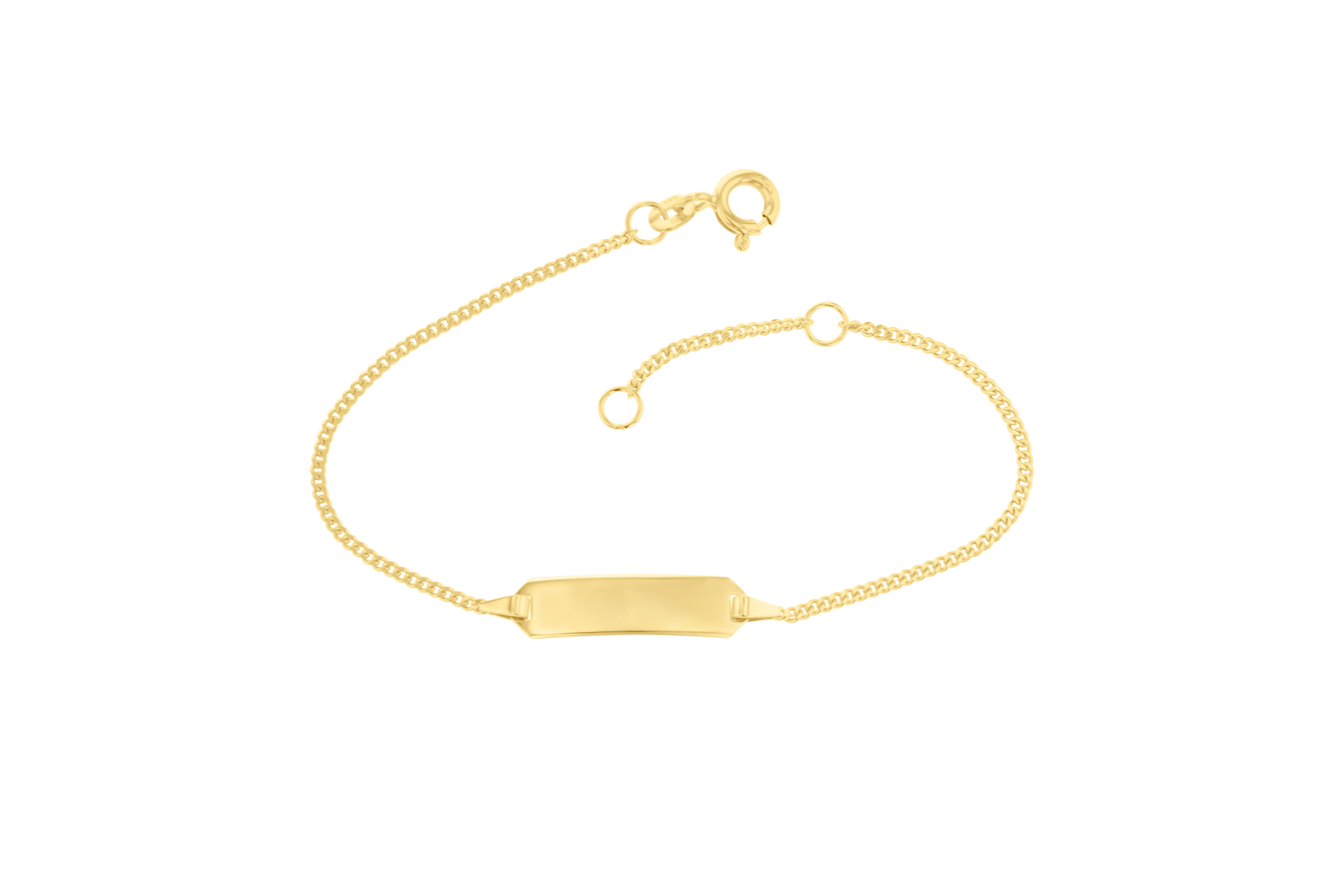 ID Armband in 14 cm Länge in Gelbgold 5.56049