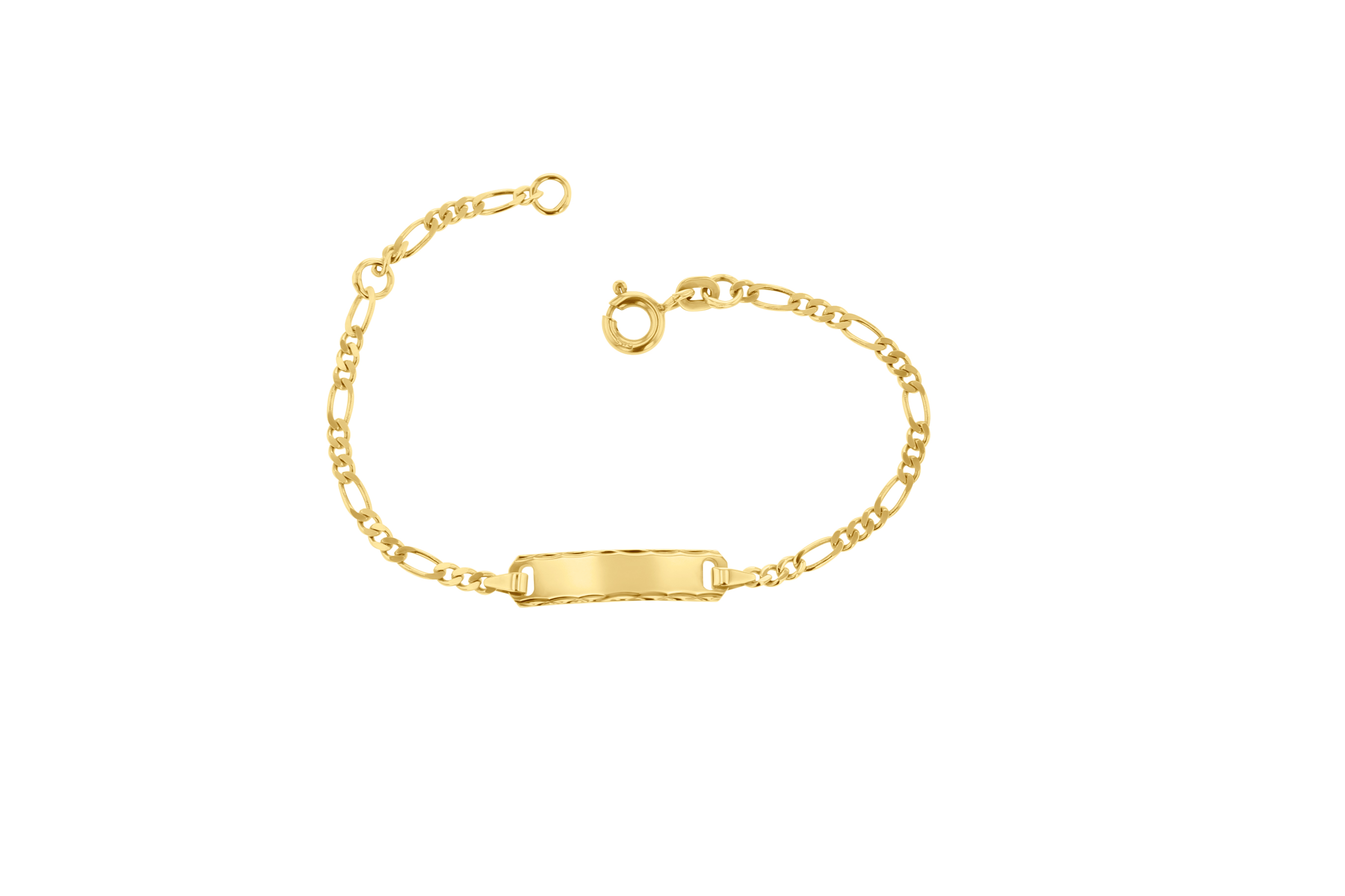 ID Armband 14 cm in 585 Gold 5.53063