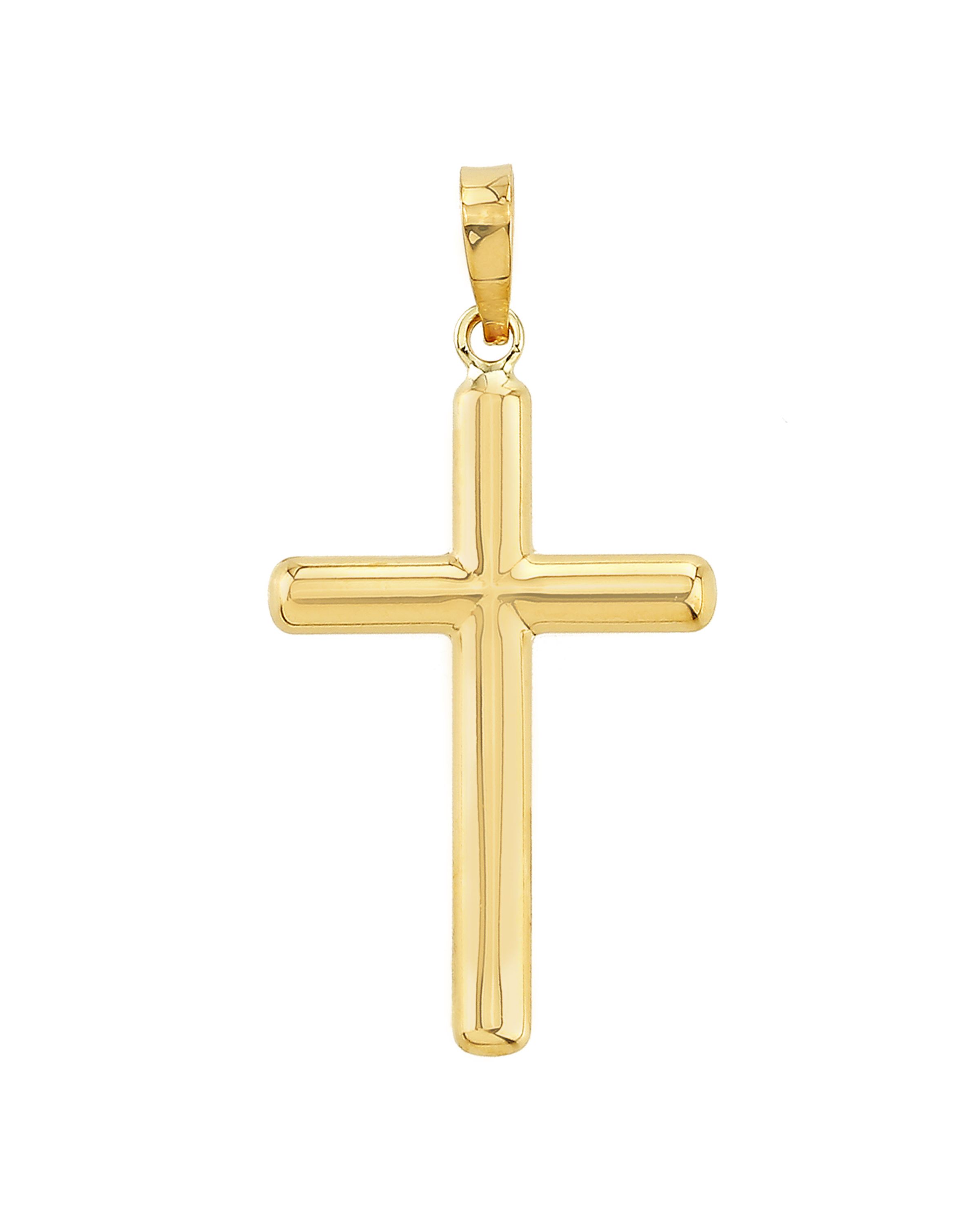 Goldanhänger Kreuz in 375 Gelbgold 8135