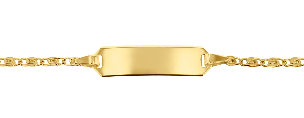 ID Armband 14 cm in Gelbgold 5.54842