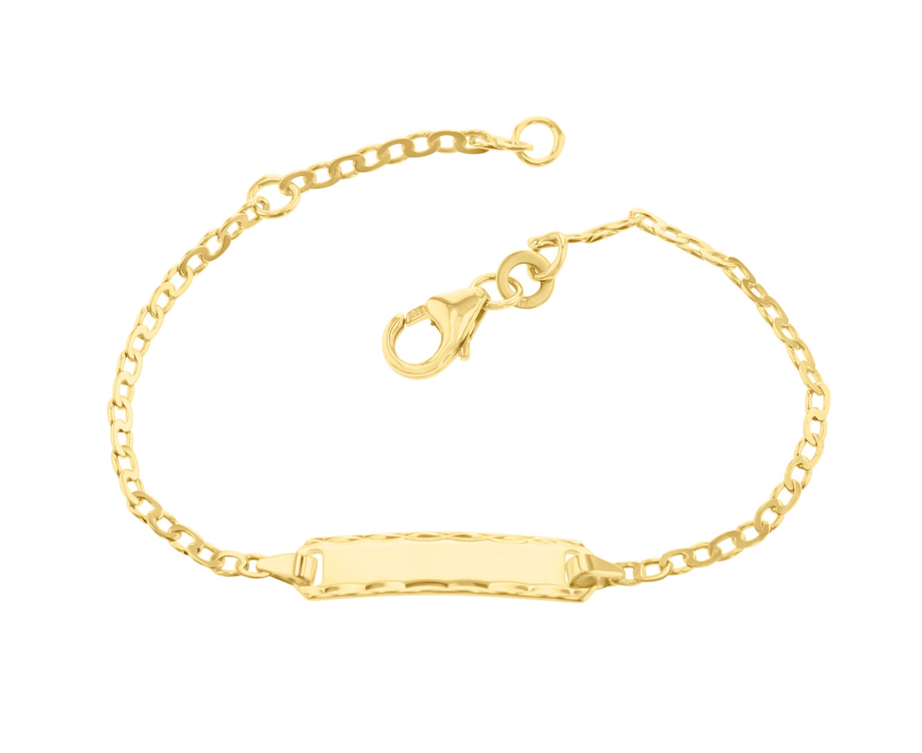ID Armband 14 cm in Gelbgold 23.53605